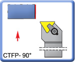 90 CTFPR\L Toolholders for TPMR Inserts