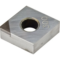 CNMA 120408 CBN300 CBN Turning Insert for Hardened Steel 45-65 HRC Interrupted Cutting