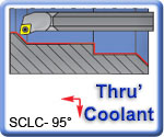 95 SCLCR Carbide Shank Boring Bars for CCMT Inserts Thru Coolant