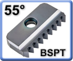 BSPT 55 Internal, External Full Form Thread Milling Inserts