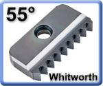 Whitworth 55 Internal, External Full Form Thread Milling Inserts