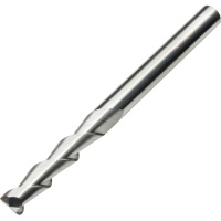 End Mill For Aluminium 10mm Diameter 2 Flute 100mm Long Un-coated Micro 