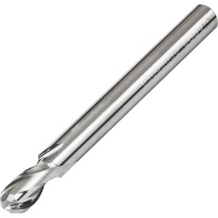 APB2-05050050 2 Flute Ball Nose Carbide End Mill for Aluminium and Non Ferrous Materials 5mm Diameter Ultra Polished