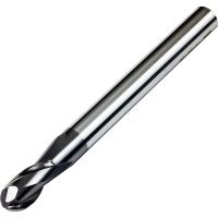 SB2-20200150 2 Flute Ball Nose Carbide End Mill for Stainless and HRSA 20mm Diameter 150mm Long AlTiN-XT Coated 60HRC