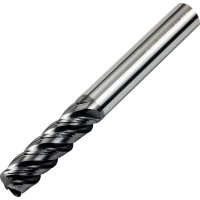 SR4-12120100-R3.0 4 Flute Corner Rad End Mill for Stainless and HRSA 12mm Diameter R3.0, 100mm Long AlTiN-XT Coated 60HRC