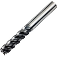 SS4-20200150 4 Flute Carbide End Mill for Stainless and HRSA 20mm Diameter 150mm Long AlTiN-XT Coated 60HRC