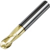 HR2B-06060050 2 Flute Ball Nose Carbide End Mill for Titanum and HRSA 6mm Diameter AlTiN-ZrN Coated 65HRC