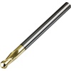 HRB2-06060075 2 Flute Ball Nose Carbide End Mill for Titanum and HRSA 6mm Diameter AlTiN-ZrN Coated 60HRC 75mm Long