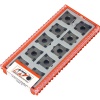 SNMA 120408 CBN2-8E Turning Insert for Hardened Steel 45-65 HRC Interrupted Cutting 8 Edges