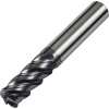 SR4-08080060-R0.5 4 Flute Corner Rad End Mill for Stainless and HRSA 8mm Diameter R0.5 AlTiN-XT Coated 60HRC